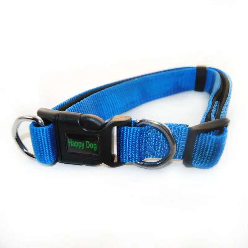 ISO Approved Factory Offered Heavy Duty Collar Leash Sets for Large Dogs with Two D-Rings