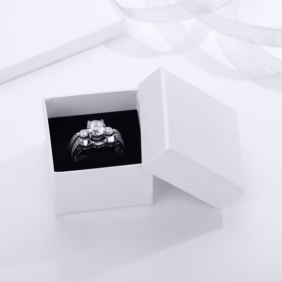 남자를 위한 새로운 모델 925 스털링 실버 패션 주얼리 이슬람 손가락 반지