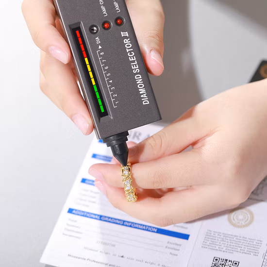 보석 제조 업체 Anillos 도매 18K 골드 도금 925 스털링 실버 Vvs Moissanite 다이아몬드 손가락 반지 남성용